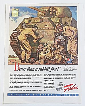 1943 Body By Fisher With Soldiers Strategizing