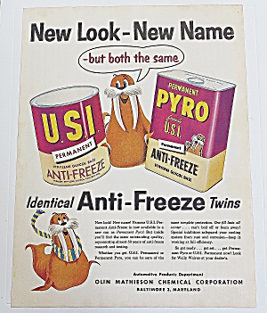 1955 Usi/pyro Anti Freeze With Seal