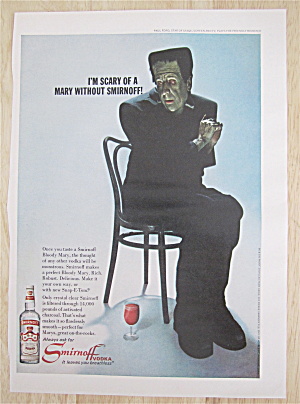 1967 Smirnoff Vodka With Paul Ford As Friendly Monster