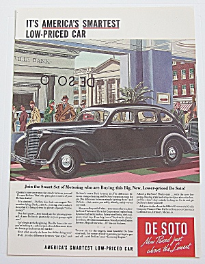 1937 De Soto With Smartest Low Priced Car
