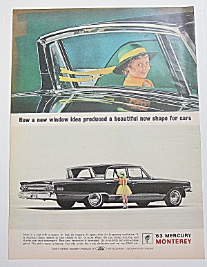 1962 Mercury Monterey W/little Girl Looking In The Car