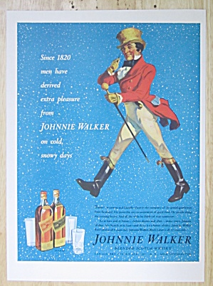 1937 Johnnie Walker Whiskey With Johnnie Walker