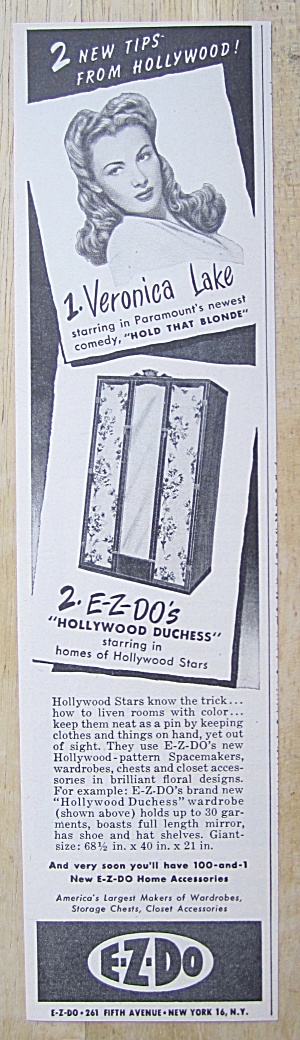 1945 E-z Do With Veronica Lake (Hollywood Duchess)