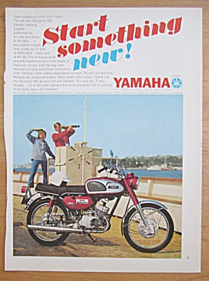 1967 Yamaha Bonanza 180 With Couple & The Bike