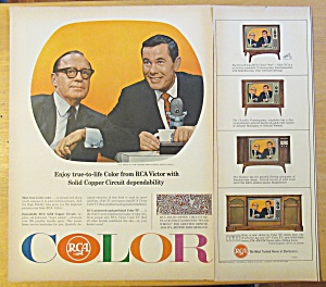 1965 Rca Color Television W Jack Benny & Johnny Carson