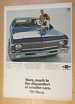 1969 Chevrolet Nova With The Nova Coupe