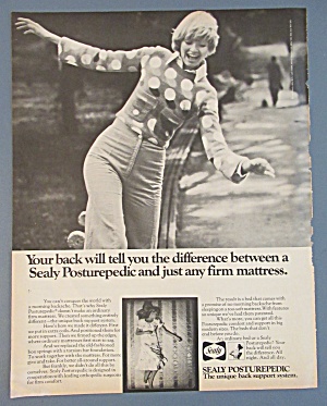 1972 Sealy Posturepedic With Woman Balancing