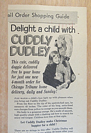 1964 Delight A Child With Cuddly Dudley