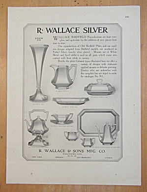 1913 R Wallace & Sons With Wallace Sheffield