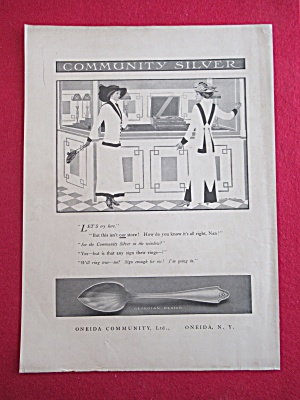 1913 Oneida Community Silver With Georgian Design