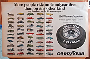 1970 Goodyear Tires With Variety Of Different Cars