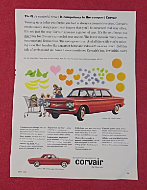1960 Corvair With The Compact Corvair