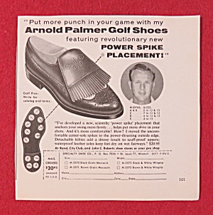 1961 Arnold Palmer Golf Shoes With Arnold Palmer