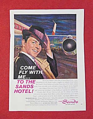 1961 Sands Hotel With Frank Sinatra