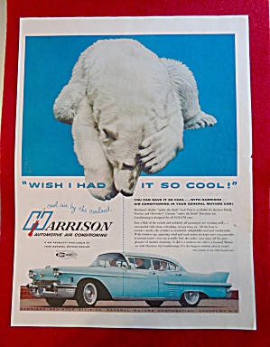 1958 Harrison Automotive Air Conditioning W/polar Bear