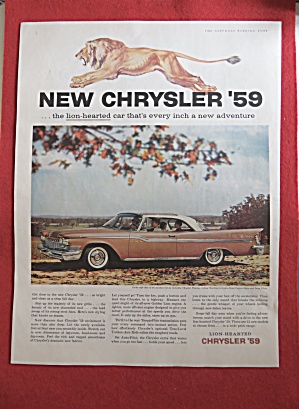 1958 Chrysler Automobile With Chrysler Windsor