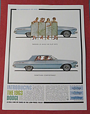 1962 Dodge Automobile With 1963 Dodge & Women