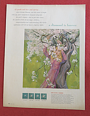 1965 A Diamond Is Forever With Girl Under A Tree