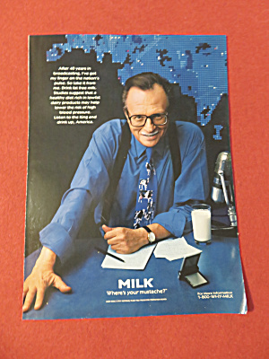 1998 Got Milk With Television's Larry King