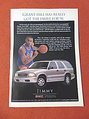 1998 Gmc Jimmy Automobile With Grant Hill