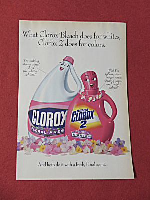 1999 Clorox Bleach With Floral Fresh Scent