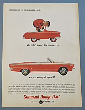 1963 Chrysler Automobile With Compact Dodge Dart