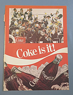 1982 Coca Cola (Coke) With School Band Drinking Coke