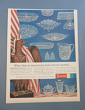 1961 Fostoria China With America's Best Loved Crystal