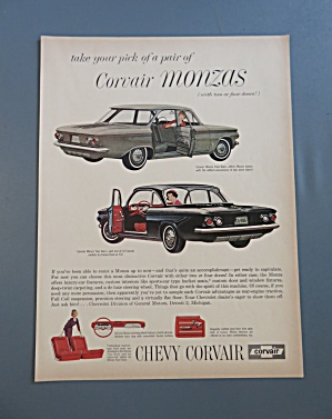 1961 Chevrolet Corvair With Corvair Monzas