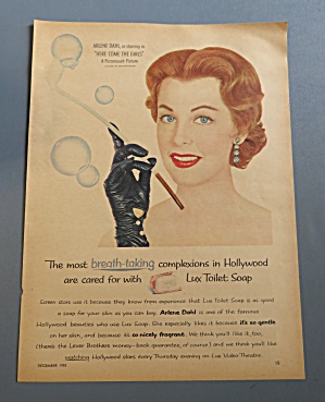1953 Lux Toilet Soap With Actress Arlene Dahl
