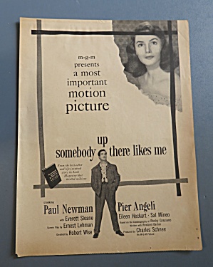 1956 Somebody Up There Likes Me W/ Paul Newman