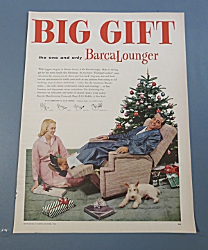 1956 Barcalounger With Man Sitting In Chair