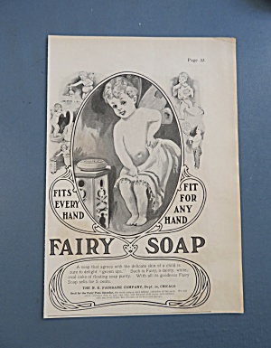 1903 Fairy Soap With Little Child Wiping With A Towel