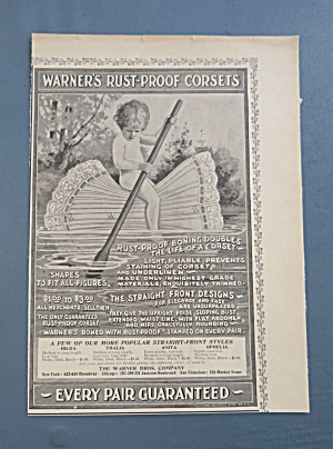 1904 Warner's Rust Proof Corsets With Child Sailing