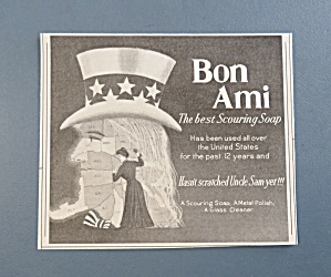 1904 Bon Ami Scouring Soap With Uncle Sam