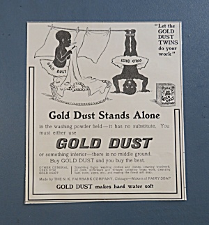 1905 Gold Dust Washing Powder With Gold Dust Twins
