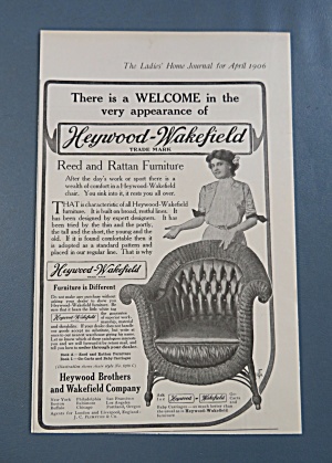 1906 Heywood Wakefield With Reed & Rattan Furniture