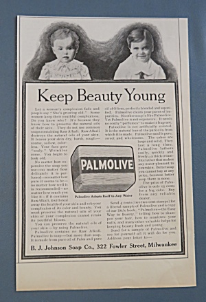 1908 Palmolive Soap With Two Lovely Children