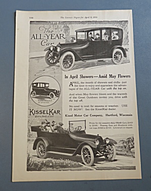 1916 Kissel Motor Car Company With Kissel Car