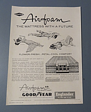 1960 Good Year Air Foam Mattress W 3 Different Sleepers