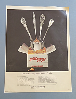 1966 Wallace Sterling With Spoons In Box Of Corn Flakes