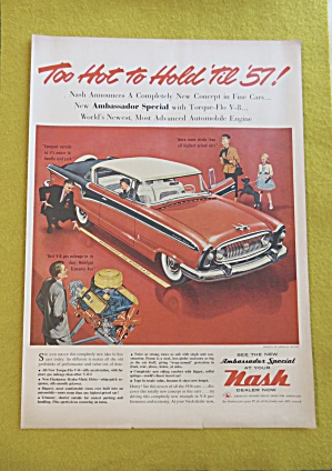 1956 Nash Automobile With The Ambassador Special