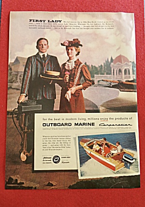 1957 Outboard Marine Corp. With First Lady & Husband