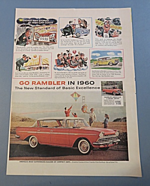 1960 Rambler Automobile With Weather Man Storms