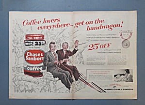 1957 Chase & Sanborn Coffee W/ Linkletter & Ford