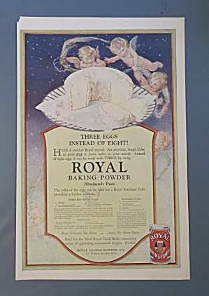 1920 Royal Baking Powder With Angel & Sunshine Cake