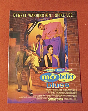 1990 Mo Better Blues With Spike Lee & Denzel Washington