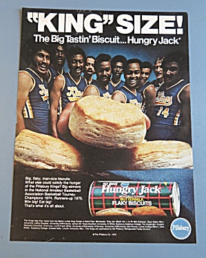 1975 Hungry Jack Biscuits With The Pillsbury Kings