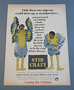 1980 Stir Crazy With Gene Wilder & Richard Pryor