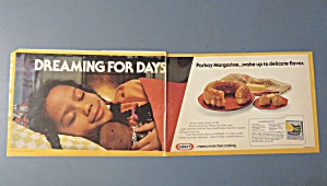 1980 Kraft Parkay Margarine With Little Girl Sleeping